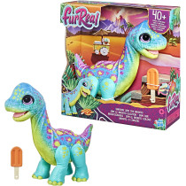 FurReal friends Snackin' Sam The Bronto Interactive Animatronic PlUSh Toy, Ages 4 And Up