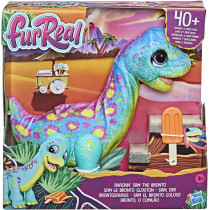 FurReal friends Snackin' Sam The Bronto Interactive Animatronic PlUSh Toy, Ages 4 And Up