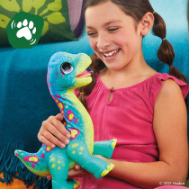FurReal friends Snackin' Sam The Bronto Interactive Animatronic PlUSh Toy, Ages 4 And Up