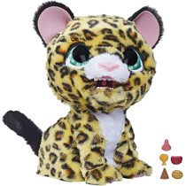 FurReal Lil' Wilds Lolly The Leopard Interactive Animatronic Plush Toy: Electronic Pet with 40+ Sounds and Reactions; for Kids Ages 4 and Up