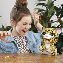 FurReal Lil' Wilds Lolly The Leopard Interactive Animatronic Plush Toy: Electronic Pet with 40+ Sounds and Reactions; for Kids Ages 4 and Up