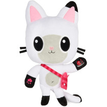 Gabby's Dollhouse, 33-cm Talking Pandy Paws Plush Toy with Lights, Music and 10 Sounds and Phrases, Perfect Christmas Gift