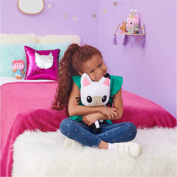 Gabby's Dollhouse, 33-cm Talking Pandy Paws Plush Toy with Lights, Music and 10 Sounds and Phrases, Perfect Christmas Gift
