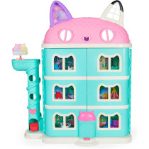 Gabby's Dollhouse, Purrfect Dollhouse with 2 Toy Figures, 8 Furniture Pieces, 3 Accessories, 2 Deliveries and Sounds, Kids' Toys for Ages 3 and above, Perfect Christmas Gift