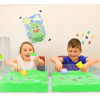 Gelli Baff Green From Zimpli Kids, Turns Water Into Thick, Colourful Goo, Children'S Craft Kits, Christmas Gifts
