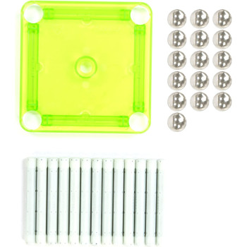 Geomag ,Glow - 30-Piece Glow-In-The-Dark Magnetic Building Set, Certified Stem Construction Toy, Safe For Ages 3 And Up