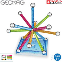 Geomag 531 Glitter Classic Building Set, 30 Pieces
