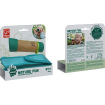 Hape Adjustable Telescope Bamboo Spy Gear for Kids With 8x Magnification