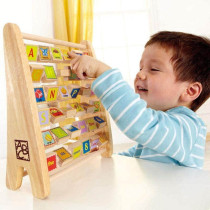 Hape Alphabet Abacus, L: 10, W: 4.7, H: 12.6 inch