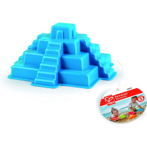 Hape Beach Toy Mayan PyRAMid Sand Shaper Mold Toys, Blue