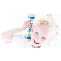 Hape Beaded Raindrops Mini Wooden Musical Shake & Rattle Rainmaker Toy, Blue,E0328B