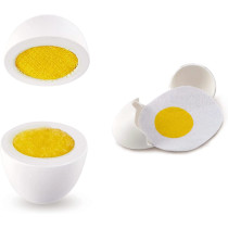 Hape E3156 Egg Carton, Wooden Food And Kitchen Accessories, White, Hape Egg Carton Wooden Food And Kitchen Accessories, E3156