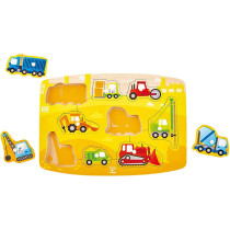 Hape International Construction Peg Puzzle - All Ages