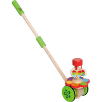 Hape International E0341 Dancing Butterflies Push & Pull Toy, One Size Multicoloured