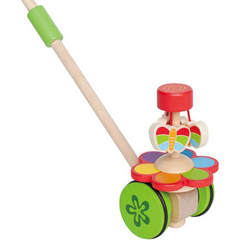 Hape International E0341 Dancing Butterflies Push & Pull Toy, One Size Multicoloured