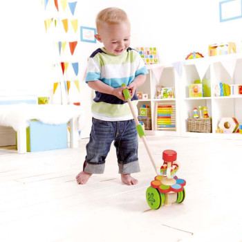 Hape International E0341 Dancing Butterflies Push & Pull Toy, One Size Multicoloured