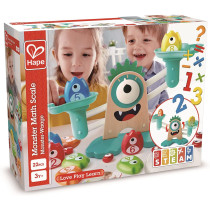 Hape Math Monster Scale Toy, STEAM Toy, L: 15, W: 7.1, H: 5.6 inch