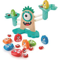 Hape Math Monster Scale Toy, STEAM Toy, L: 15, W: 7.1, H: 5.6 inch