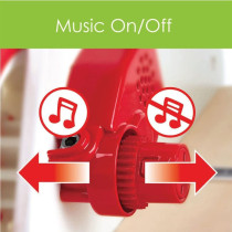 Hape My First Musical Walker, Learning Walker, Push And Pull Toy, Multicolor, E0383, My First Musical Walker