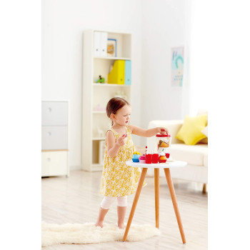 Hape Smoothie Blender Multicolor Kitchen Smoothie Machine Play Set Complete with Cups & Straws, 9.44 Inch