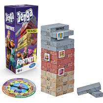 Hasbro Jenga: Fortnite Edition Game, Wooden Block Stacking Tower Game for Fortnite Fans, Ages 8 and Up
