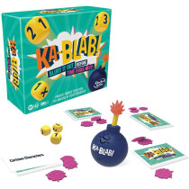 Hasbro Ka-Blab! Game For Families, Teens And Kids Ages 10 And Up, Family-Friendly Party Game For 2-6 Players, From The Makers Of Scattergories, Multicolour, F2562102
