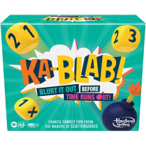 Hasbro Ka-Blab! Game For Families, Teens And Kids Ages 10 And Up, Family-Friendly Party Game For 2-6 Players, From The Makers Of Scattergories, Multicolour, F2562102