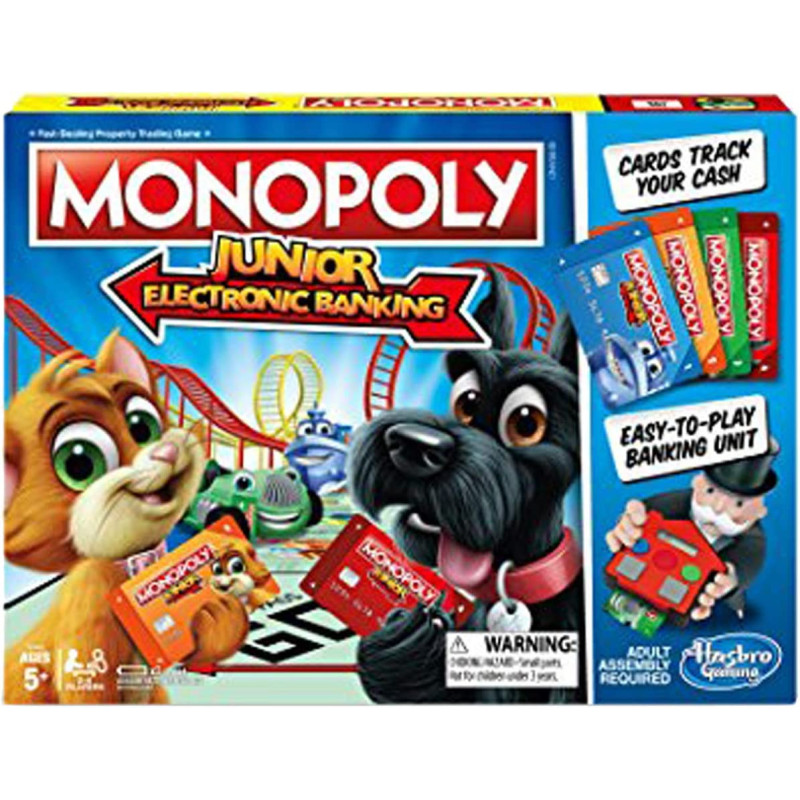 Hasbro Monopoly Junior Electronic Banking Playset - 5 Years & Above - Multi Color