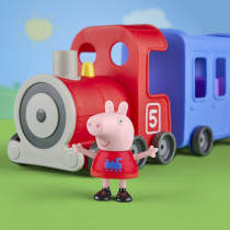 Hasbro Peppa Pig Peppa'S Adventures Miss Rabbit'S Train Detachable Preschool Toy: 2 Figures, Rolling Wheels, For Ages 3 And Up, Multicolor, F3630
