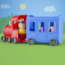 Hasbro Peppa Pig Peppa'S Adventures Miss Rabbit'S Train Detachable Preschool Toy: 2 Figures, Rolling Wheels, For Ages 3 And Up, Multicolor, F3630