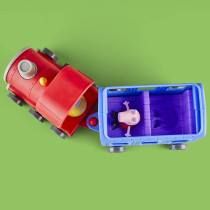 Hasbro Peppa Pig Peppa'S Adventures Miss Rabbit'S Train Detachable Preschool Toy: 2 Figures, Rolling Wheels, For Ages 3 And Up, Multicolor, F3630