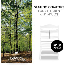 Hauck Alpha +B High Chair(white)