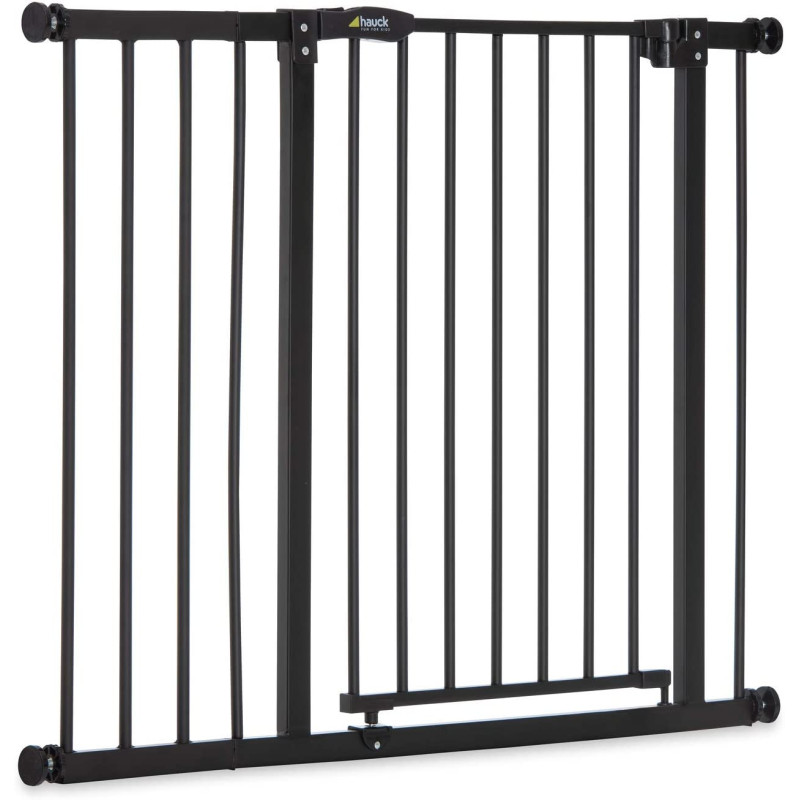 Hauck Close N Stop with 21 cm Extension, 96 - 101 cm, Safety Gate - Charcoal