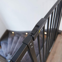 Hauck Close N Stop with 21 cm Extension, 96 - 101 cm, Safety Gate - Charcoal