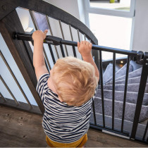 Hauck Hauck Close N Stop Safety Gate w/ 9CM ext Charcoal, Piece of 1, 597194