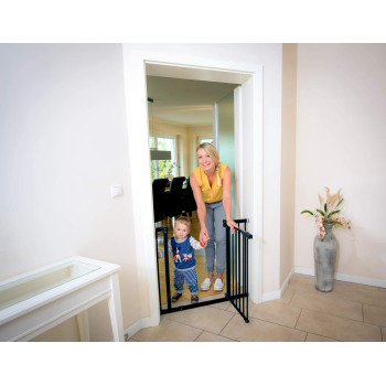 Hauck Hauck Close N Stop Safety Gate w/ 9CM ext Charcoal, Piece of 1, 597194