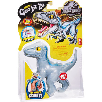 Heroes of Goo Jit Zu - Licensed Jurassic World - Chomp Attack - Stretch Blue