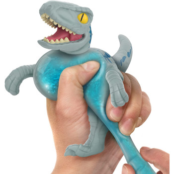 Heroes of Goo Jit Zu - Licensed Jurassic World - Chomp Attack - Stretch Blue