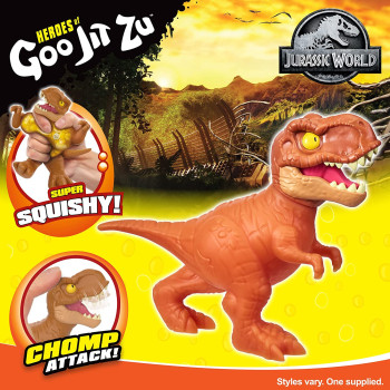 Heroes of Goo Jit Zu - Licensed Jurassic World - Chomp Attack - Stretch T. Rex