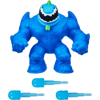 Heroes of Goo Jit Zu "Stretch and Strike Thrash Mobile! Vehicle with Missile Launcher and Stretchy, Goo Filled Exclusive Race Suit Thrash.