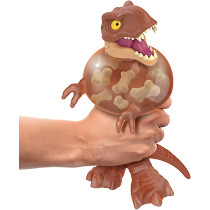 Heroes of Goo Jit Zu Jurassic World, Large SupaGoo T. Rex 7.5" Stretchy, Squishy Dinosaur Figure with Chomp Attack