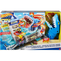 Hot Wheels City Shark Escape Playset, Toy for Kids 4 Years Old & Older