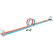 Hot Wheels Double Loop Dash and 2 1:64 Scale Toy Cars Ages 5 to 10 GFH85