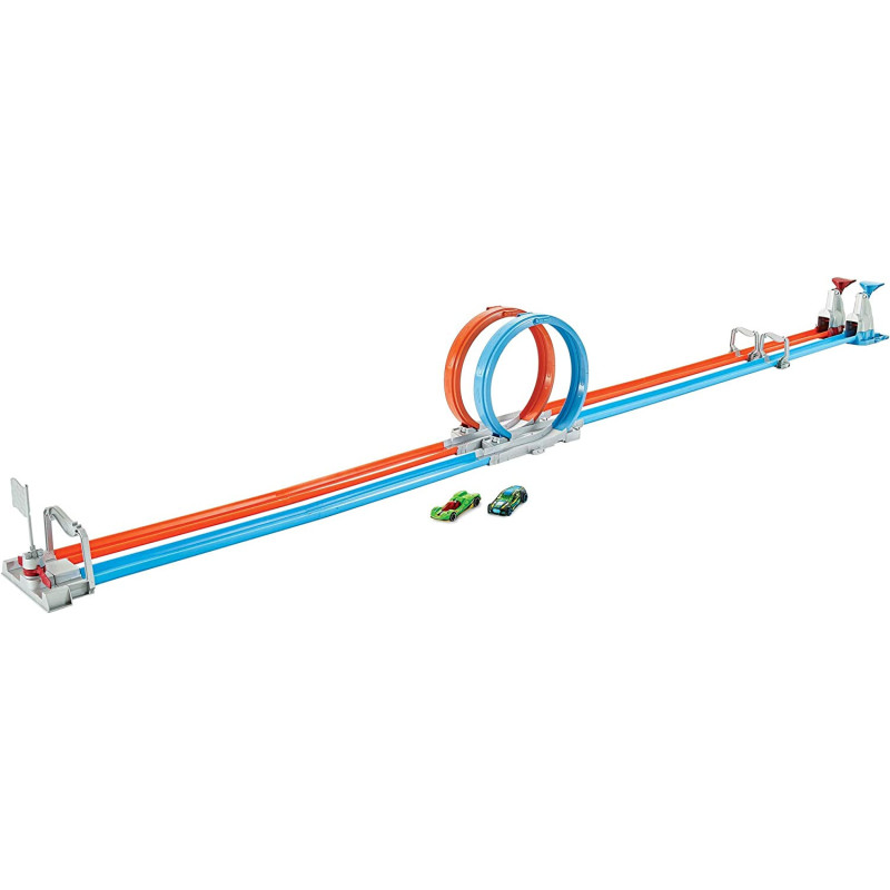Hot Wheels Double Loop Dash and 2 1:64 Scale Toy Cars Ages 5 to 10 GFH85