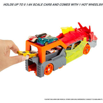 Hot Wheels Dragon Launch Transporter, Multi