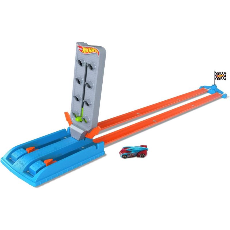 Hot Wheels Dragstrip Champion Action Set for Racing, Competition and Skill Building Boys Ages 4 to 10 Years Old GBF82