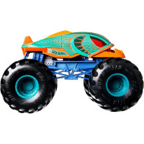 Hot Wheels GTJ34 Monster Trucks 1:24 Scale Vehicles, Gift for Kids Ages 3 Years Old & Up , Multicolor, 12.0 cm*19.0 cm*14.0 cm