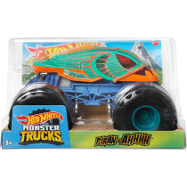 Hot Wheels GTJ34 Monster Trucks 1:24 Scale Vehicles, Gift for Kids Ages 3 Years Old & Up , Multicolor, 12.0 cm*19.0 cm*14.0 cm