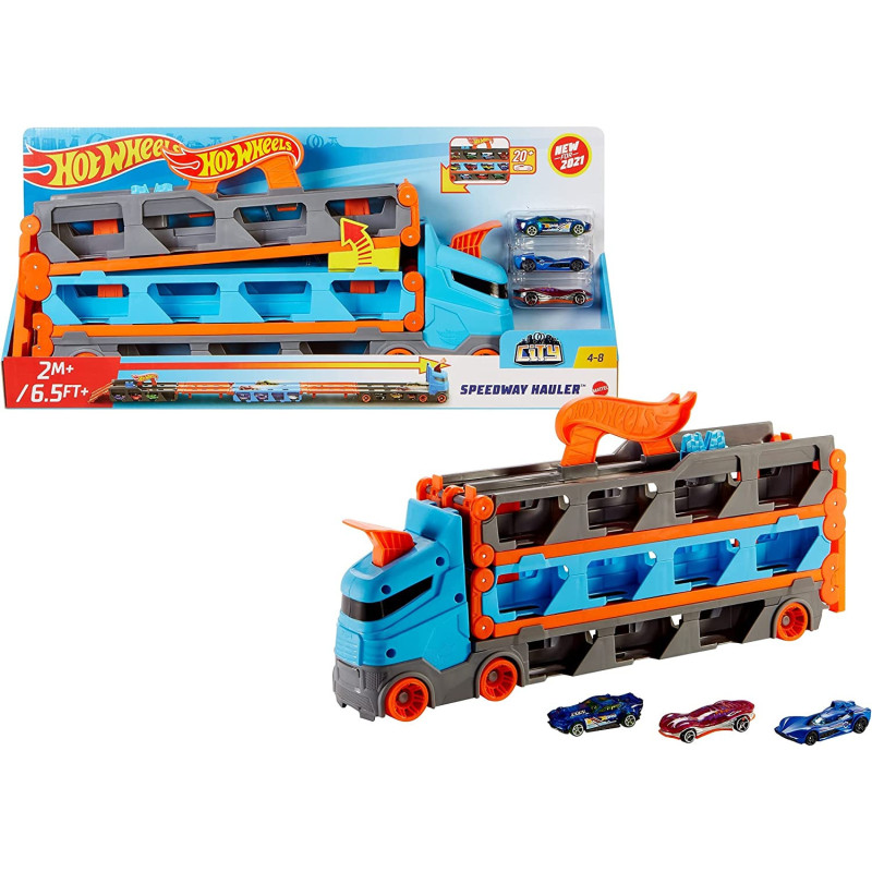 Hot Wheels Gvg37 Hw Speedway Hauler