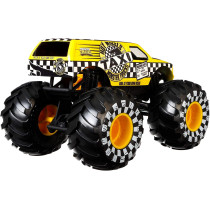 Hot Wheels Monster Trucks 1:24 Scale Assortment(yellow/black)